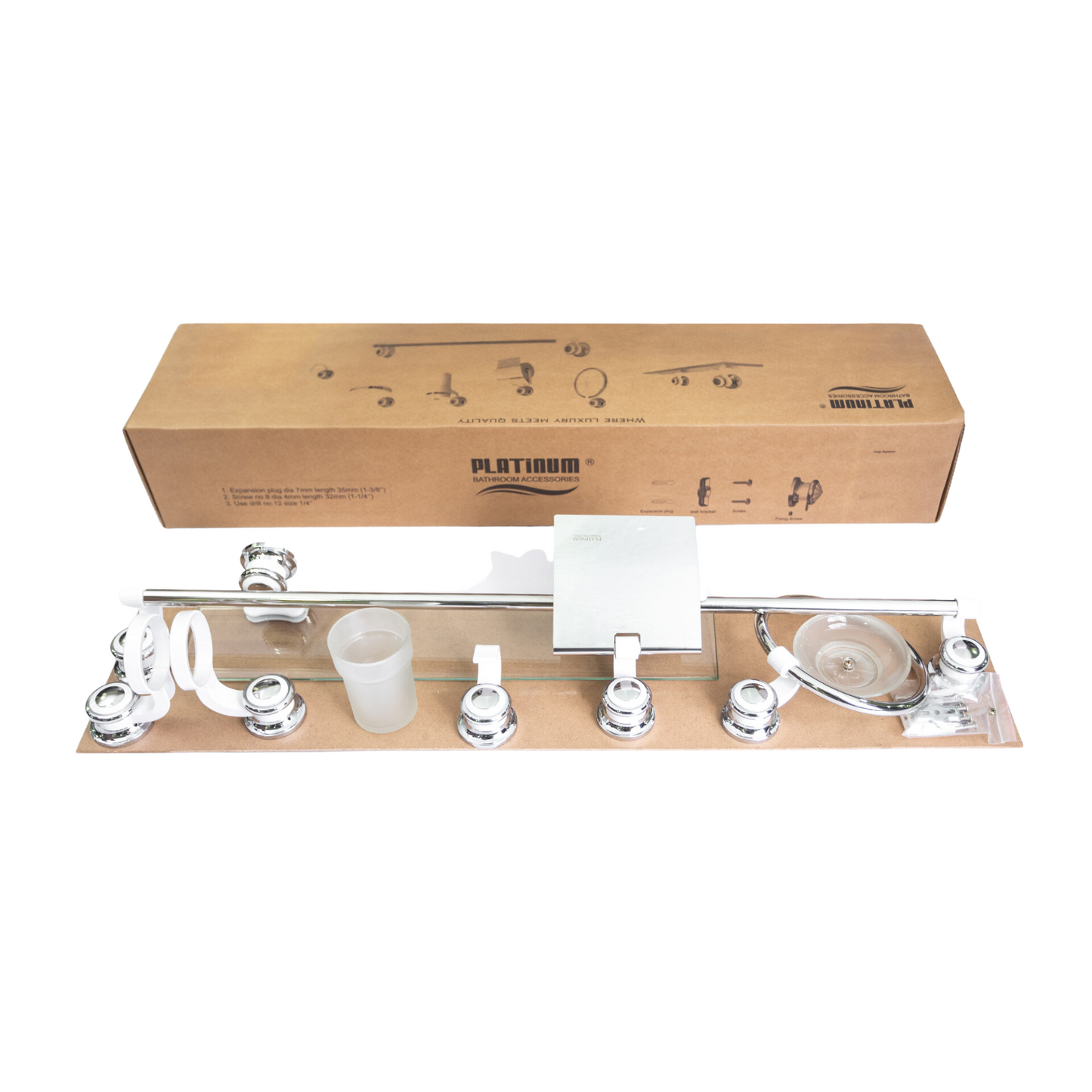 7pc Bathroom Set